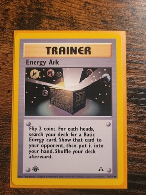 Energy Ark 75/75 1st Edition Neo Discovery Pokemon LP 