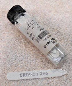 346 Brooks Brothers Men's Assorted Size Shirt Stays in a Bottle, 22 Count