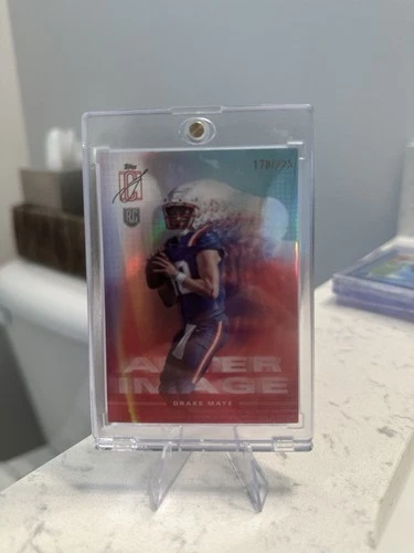 2024 Topps Signature Class - After Image Drake Maye #AI-8 Teal /225 (RC)