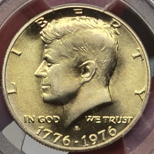 1976 -S "SILVER" KENNEDY HALF DOLLAR PCGS MS67 "GEM" GORGEOUS CONDITION MB 5404