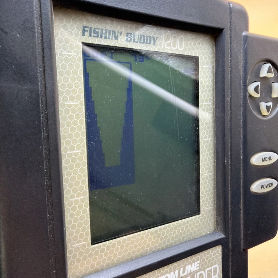 Buscador de peces portátil Bottom Line Fishin Buddy 1200 Sidefinder - sin abrazadera ni oring Foto 4 de 4