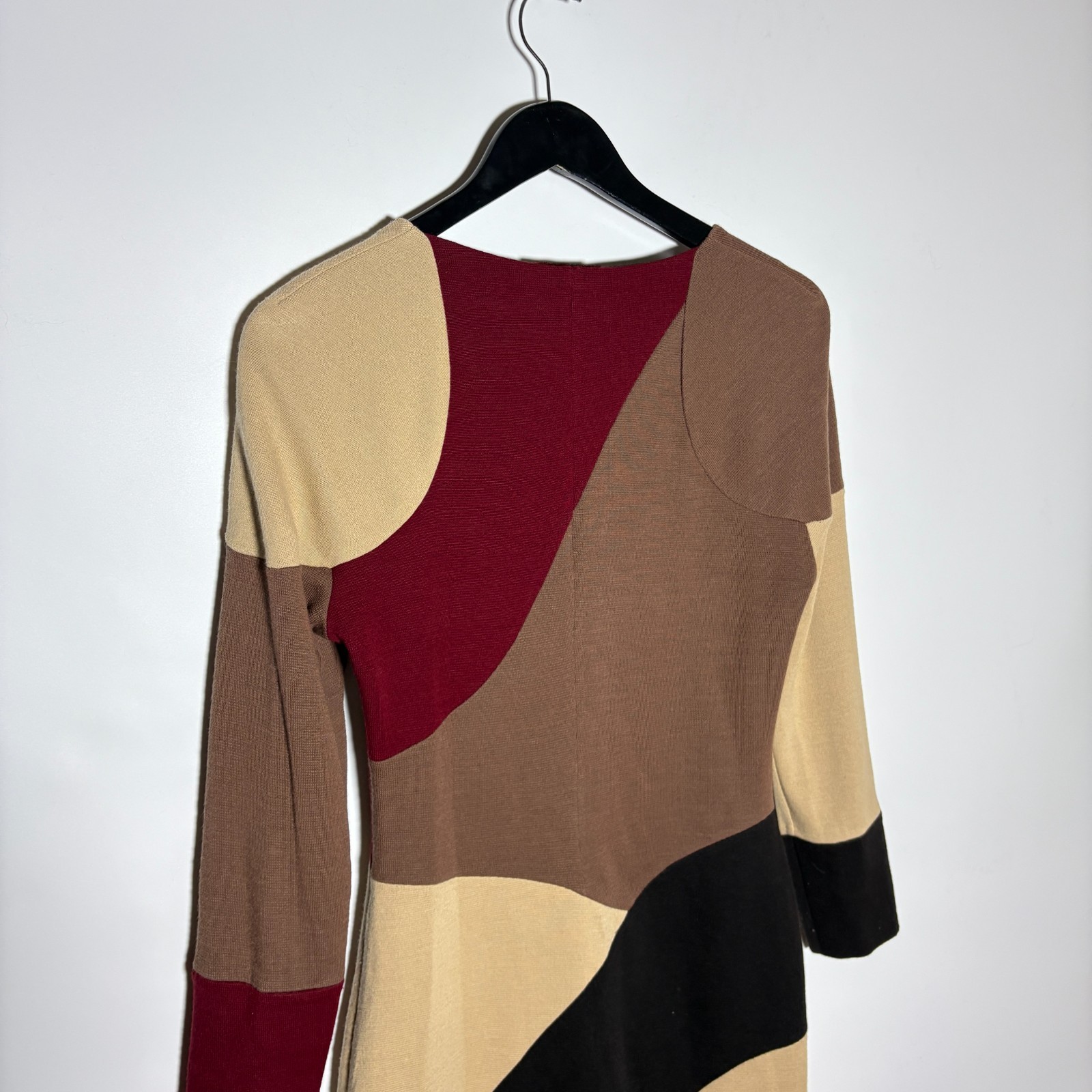 Missoni Patchwork Wool Blend Knit Long Sleeve Swe… - image 8