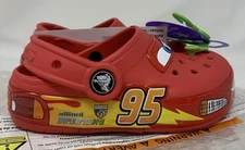 Crocs Lightning McQueen Clog Toddler Light Up C6 C7 C8 C9 C10 Disney Pixar Cars