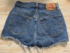 Levi s 501 button fly Cut Off High Rise Button Fly Shorts sz 26
