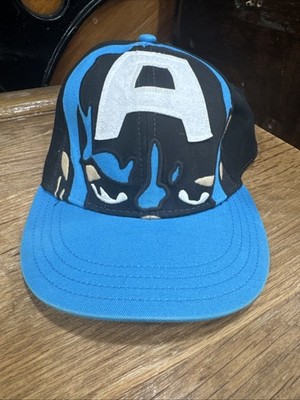 Marvel Comics Captain America Black Blue Hat Cap OSFM 2010