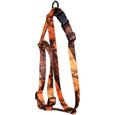 Omnipet Omnipet Kwik Pet Harness 3/4" 1 Ply Mossy Oak Blaze Orange Camo Large