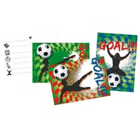 Unbekannt Uitnodigingen Goal, 6St.