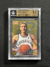 1998-99 Fleer Brilliants Gold /99 Dirk Nowitzki #109G Rookie RC BGS 9.5 Gem Mint