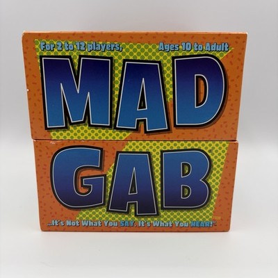 VINTAGE Mad Gab Game COMPLETE Patch Products 1995 Party Game Words Humor