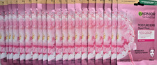 20x Garnier Moisture Bomb Sheet Face Masks Hyaluronic Acid Sakura Hydrating