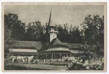 Snagov Romania, Old PC, View of Park, Used-1915