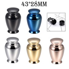 43 28mm Stainless steel Mini Urn for Cremation Ashes Keepsake Memorial Small Urn