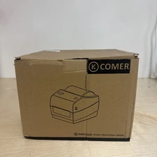 Shipping Label Printer 4×6  Direct Thermal Printer K Comer RE418 open box