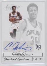2013-14 Panini Signatures Rookie Signatures 151/199 Carrick Felix #18 Auto 0b2