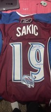Joe Sakic Signed Last Game Pro Jersey Hockey Ink Inscribed 
