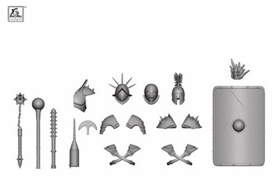 Xesray Wave 3 Quartermaster Kit gray A Zubehör-Set