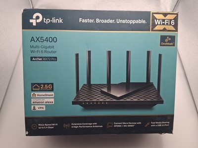 TP-LINK Archer AX72 Pro Wi-Fi 6 Router 5400Mbps MU-MIMO OFDMA (NEW IN BOX)