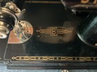 Vintage 1957 SINGER 221 Featherweight Sewing Machine, Case, & Attachments — photo 5