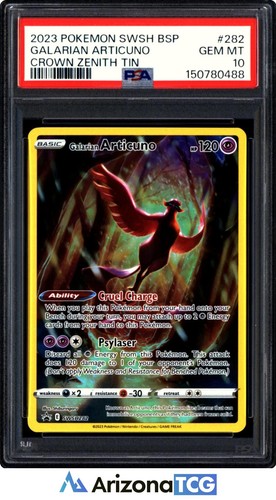 Galarian Articuno graded PSA 10 for sale on eBay