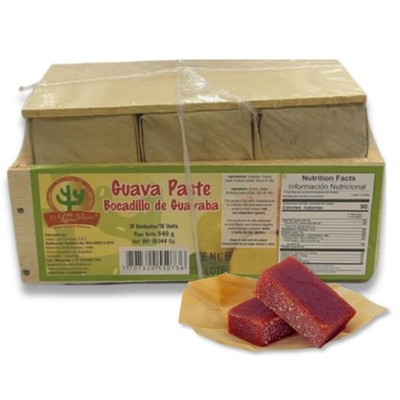 DECA EXPERTS -Guava Paste - Bocadillo de Guayaba (18 units)(540gr - 19.04Oz)... 
