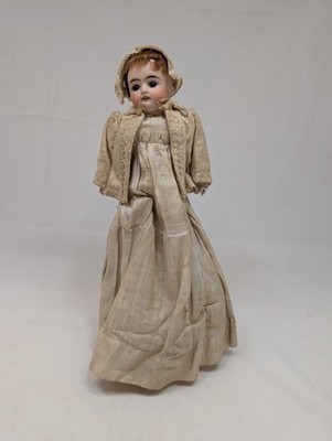 Antique 13'' Bisque Doll Alphabet Kestner Turned Shoulderhead All Original c1890s