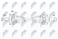 Nty Antriebswelle NPW-ME-140 FüR Mercedes Klasse W203 Model S203 CL203 Clk A209