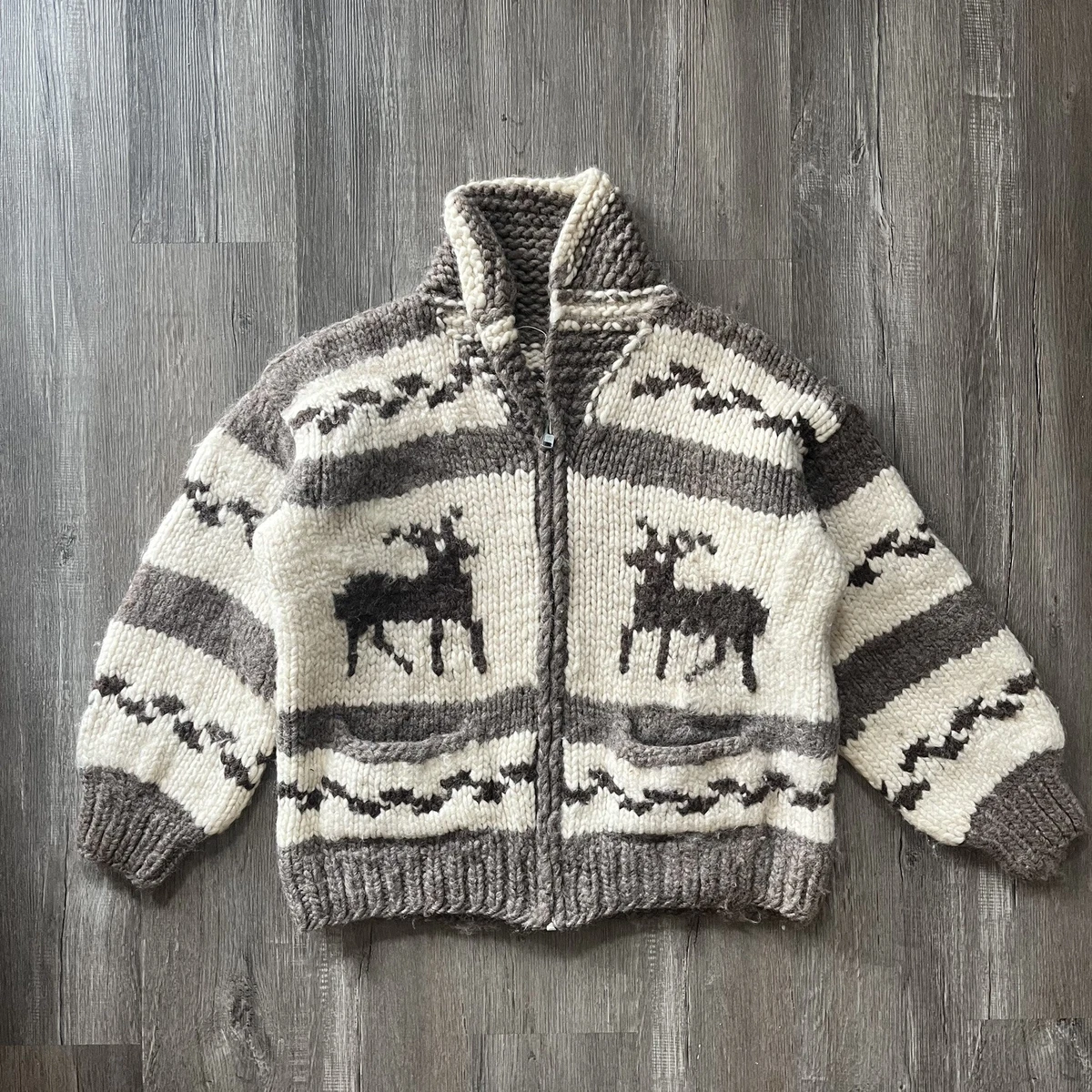 Cowichan Sweater In Women's Vintage Sweaters for sale | eBay