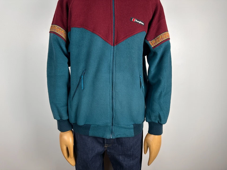 Berghaus Chinook XTC Vintage 90s Polartec Windstopper Fleece Jacket Men’s Size S - Image 3 of 4