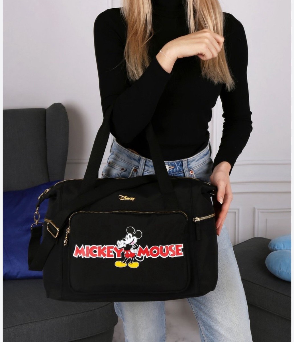 NWOT Disney Mickey Mouse Full Zip Travel Weekender Bag With  display picture 3
