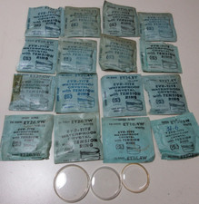 LOT OF GS ROUND WATCH CRYSTALS EVR-TITE WATERPROOF WATCHMAKER 211