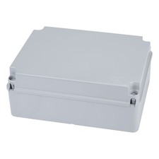 Image of Gewiss GW 44 209 Junction Box IP56 Screwed Lid Grey 300 x 220 x 120mm No Holes
