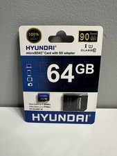 Hyundai 64GB MicroSDXC Card With SD Adapter