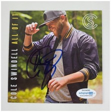 Cole Swindell Signed All Of It Autographed CD Cvr LP Album ACOA