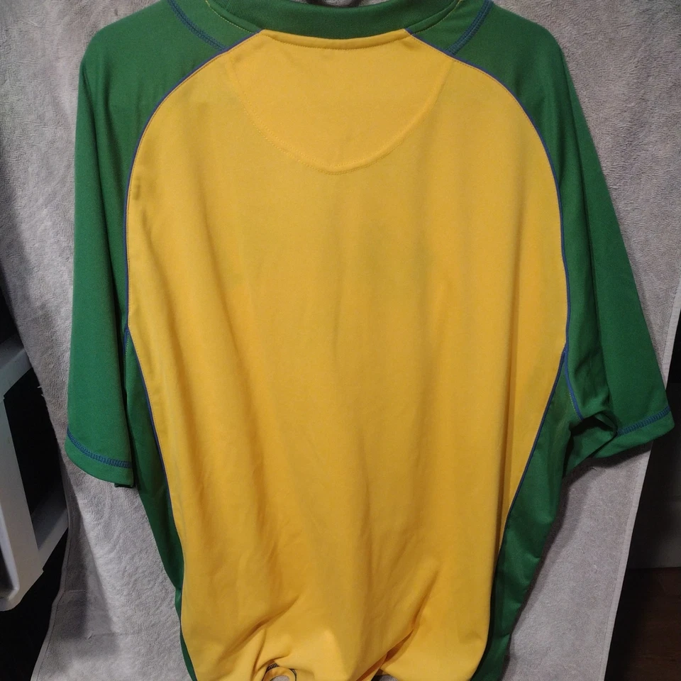 Camiseta deportiva de fútbol vintage Starter Brasil para hombre grande manga corta bordada en Brasil Foto 4 de 4
