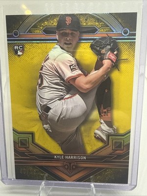 Kyle Harrison 2024 Topps Triple Threads - #114 Citrine /75 (RC)