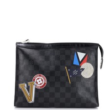 Louis Vuitton Pochette Voyage Limited Edition Damier Graphite LV League MM