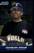 Joaquin Arias 2006 Bowman Draft Picks & Prospects #FG40 Rangers MLB READ
