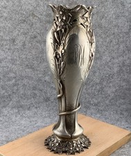 G.W Shiebler 1322 Antique Art Nouveau Sterling Silver Vase PURE 92.5%