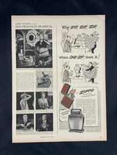 Magazine Ad* - 1950 - ZIPPO Lighters