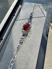 Natural Agate Bracelet 8in