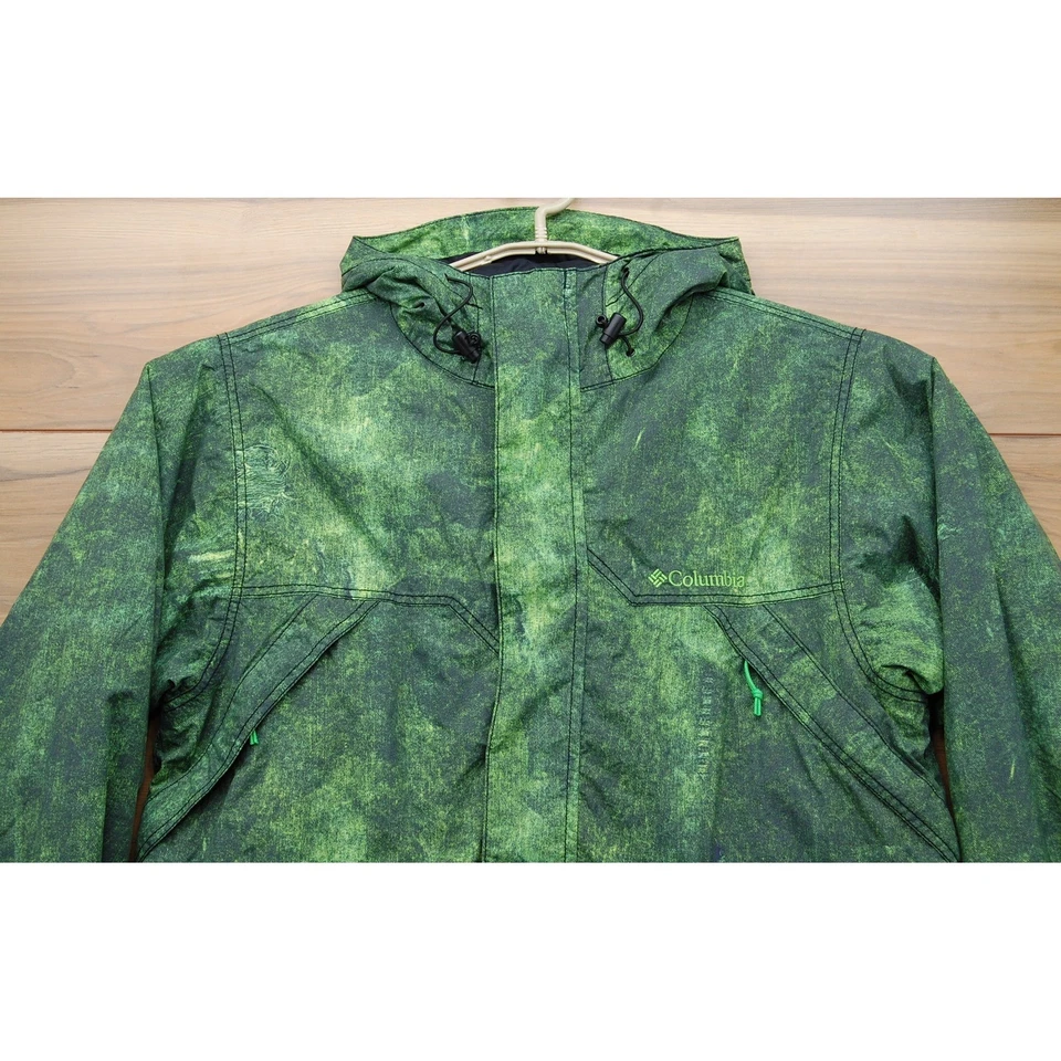 Columbia Hombres Camuflaje Impermeable Transpirable Esquí Snowboard Chaqueta Con Capucha Talla M Foto 2 de 4