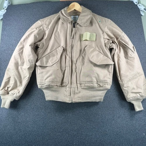 Valley Apparel CWU-45/P Flyer Cold Weather Jacket Tan Small MIL-J-83388E - product listing photo