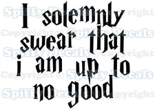 HARRY POTTER Vinyl Wall Quote Decal Decor Art Playroom