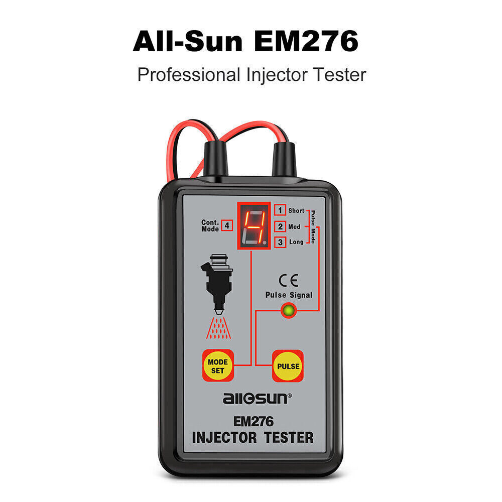 EM276 Injector Tester Fuel Injector 4 Pluse Modes Tester Fuel System