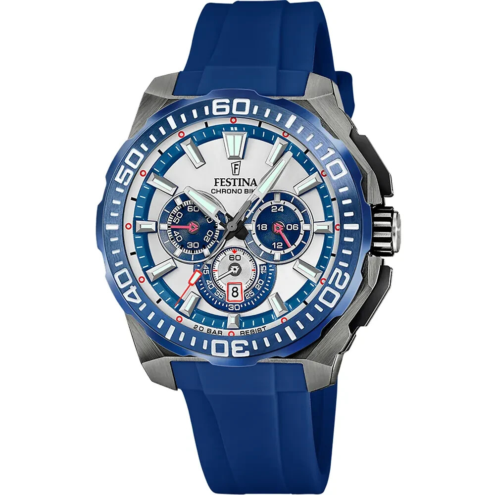 Orologio Uomo Festina Chrono Bike F20725/4  Al quarzo Cinturino Silicone NUOVO!!