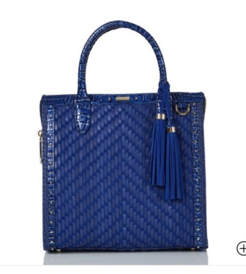 インド産 カバンサイト on カルサイト｜二色ブルー キラキラ コレクション Brahmin Vista Blue ELDORADO CAROLINE Melbourne Leather Shoulder | eBay