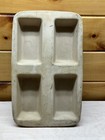 Pampered Chef Family Heritage Classics Stoneware Mini Loaf Pan 4 Section 111102