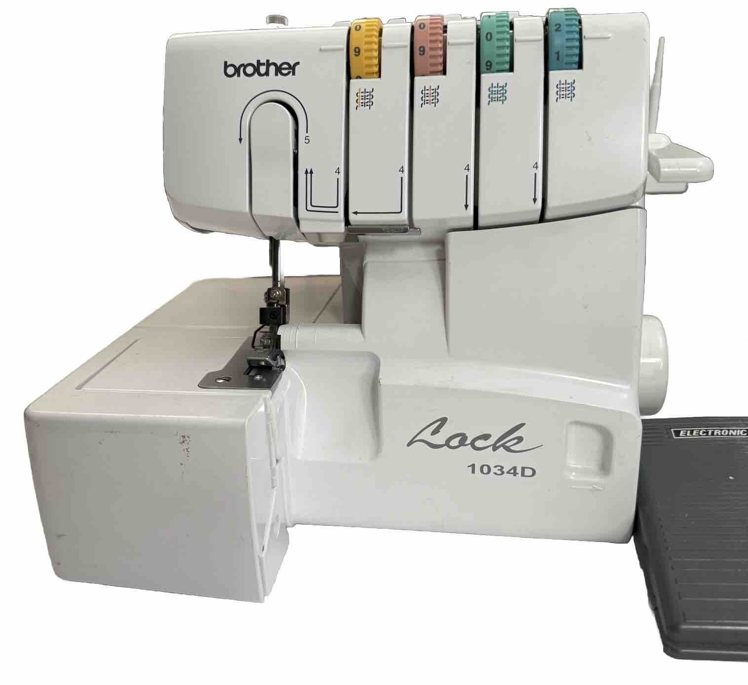 Brother 1034D 3/4 Thread Serger Overlock Machine With Differential Feed