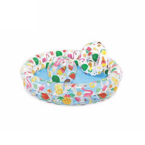 Inflatable Swimming Pool Center Lounge Family Kids Water Play Fun - Picture 2 of 5