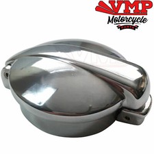 2" Monza Alloy Fuel Flip Cap Petrol Ace Tank Cafe Racer BSA Norton AJS Triumph